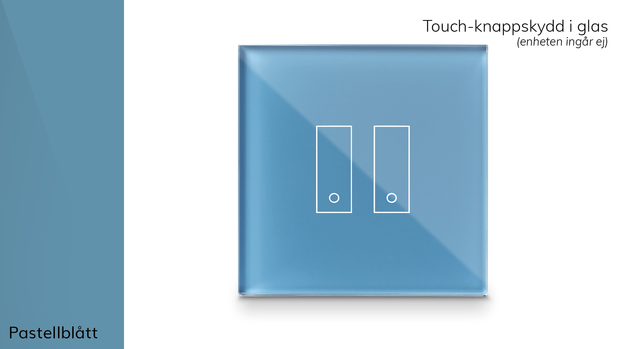Touch-knappskydd i glas | iotty första generationen
